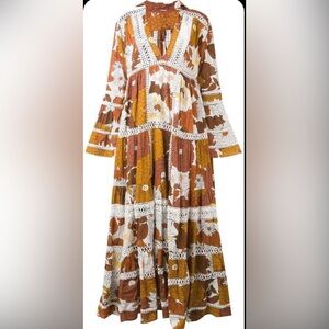 Dodo Bar Or Deep-V / Long Sleeve / Maxi Dress